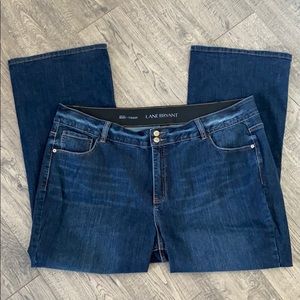 Lane Bryant High Rise Boot Cut Jeans, 26 Short